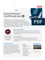 EIC-Certificate-flyer ExportImport Certificate