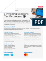ESC-Certificate-flyer E-Invoicing Solutions Certificate