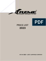 XTREME Price List 2023