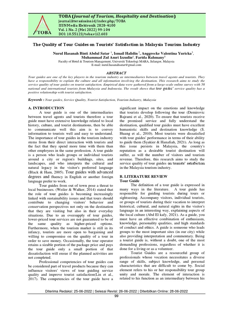 Article+0102 99 104 | PDF | Likert Scale | Tourism