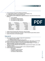 Ejercicio 09: Gastos ............. Trimestre 3º .................. Trimestre 4º ................... Desviación