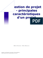 Caracteristique Projets