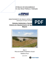 República de Moçambique Ministério Das Obras Públicas e Habitação