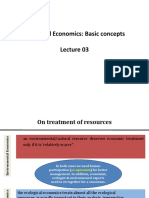 Ecological Economics Basic Concepts Lecture