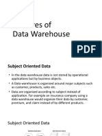 2.1-Features of Data Warehouse