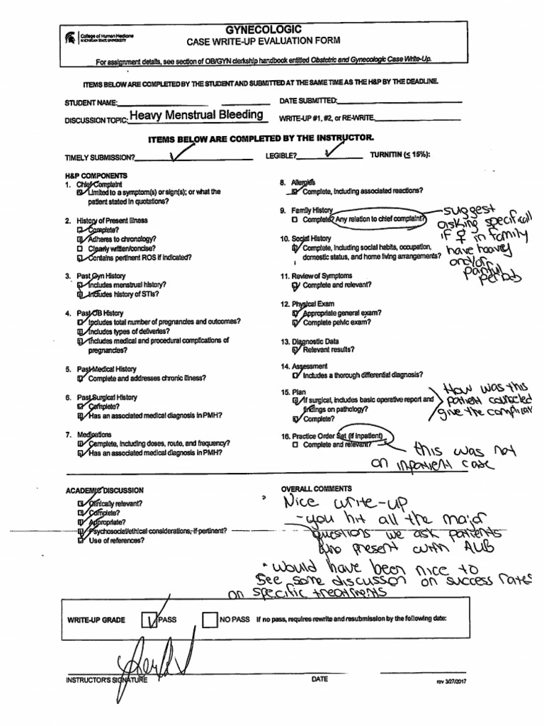 Write Up Sample Obstetrics and Gynecology History Taking PDF Write Up Sample Obstetrics and Gynecology History Taking PDF