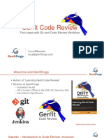 Gerrit Code Review: First Steps With Git and Code Review Workflow