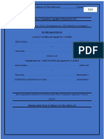 Appeal Filed Under Section 53B (1) of Competition Act, 2002 Admitted As Civil Appeal