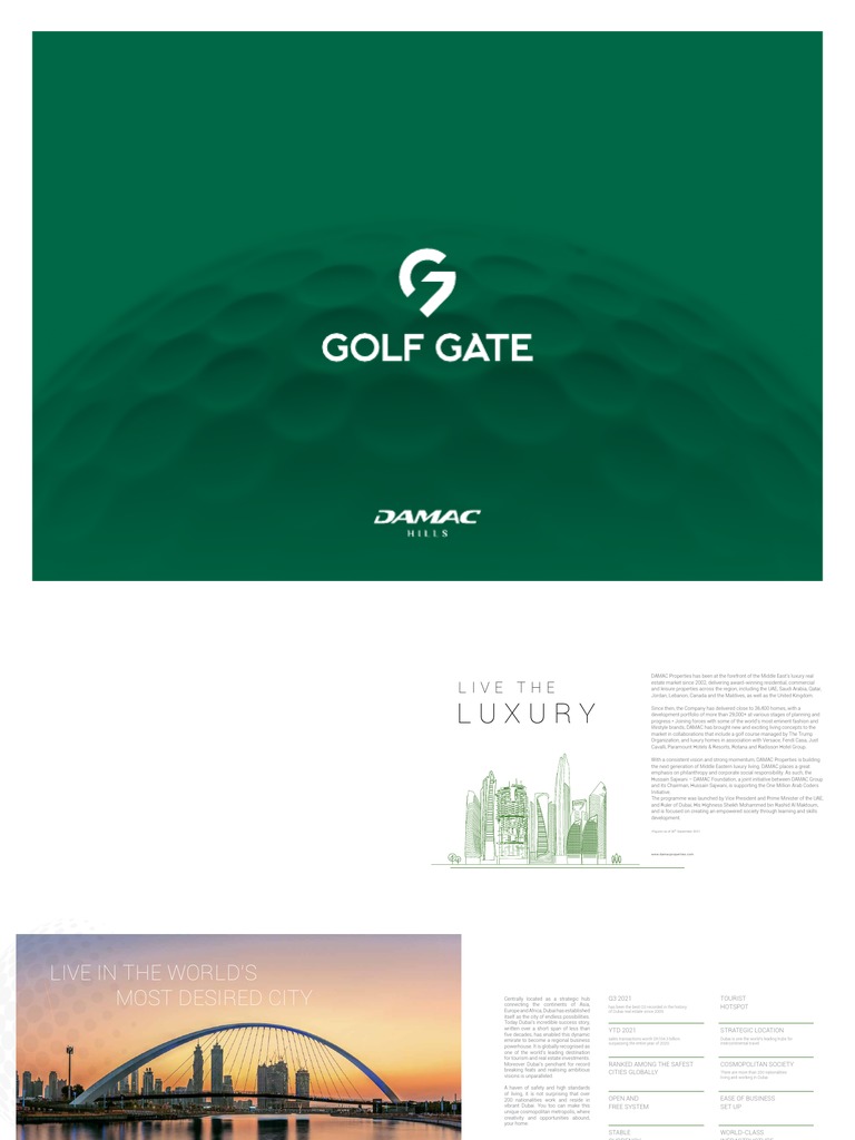 Fresh Look at Luxury Living At Golf Gate Damac Hills Pdf