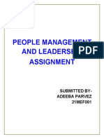 People MGMT Assignment