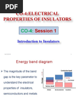 Co-4:Electrical Properties of Insulators Session 1