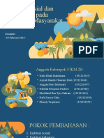 Institusi Sosial Dan Peranannya Pada Kesehatan Masyarakat: Sosankes - 20 Februari 2023