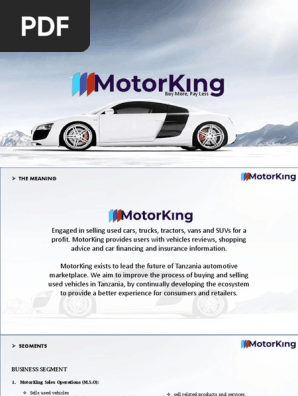 MotorKing pITCH DECK
