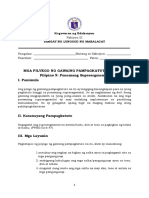 Mga Pilyego NG Gawaing Pampagkatuto Q2 Blg. 2 Filipino 9: Ponemang Suprasegmental I. Panimula