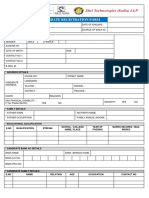 Candidate Registration Form: Address Details