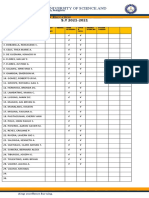 Nueva Ecija University of Science And: Bped - 1A