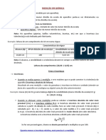 Medição em Química: Alcance, Sensibilidade e Incerteza