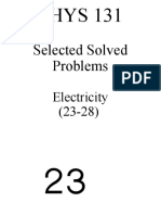 Selected Solved Problems: Electricity (23-28)