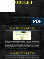 Module 1 Electric Circuit Basics