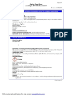 Safety Data Sheet Summary