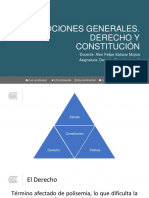 Derecho y Constitución