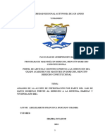 Análisis de la expropiación por el GAD de Santo Domingo y los derechos a la defensa, vivienda y hábitat