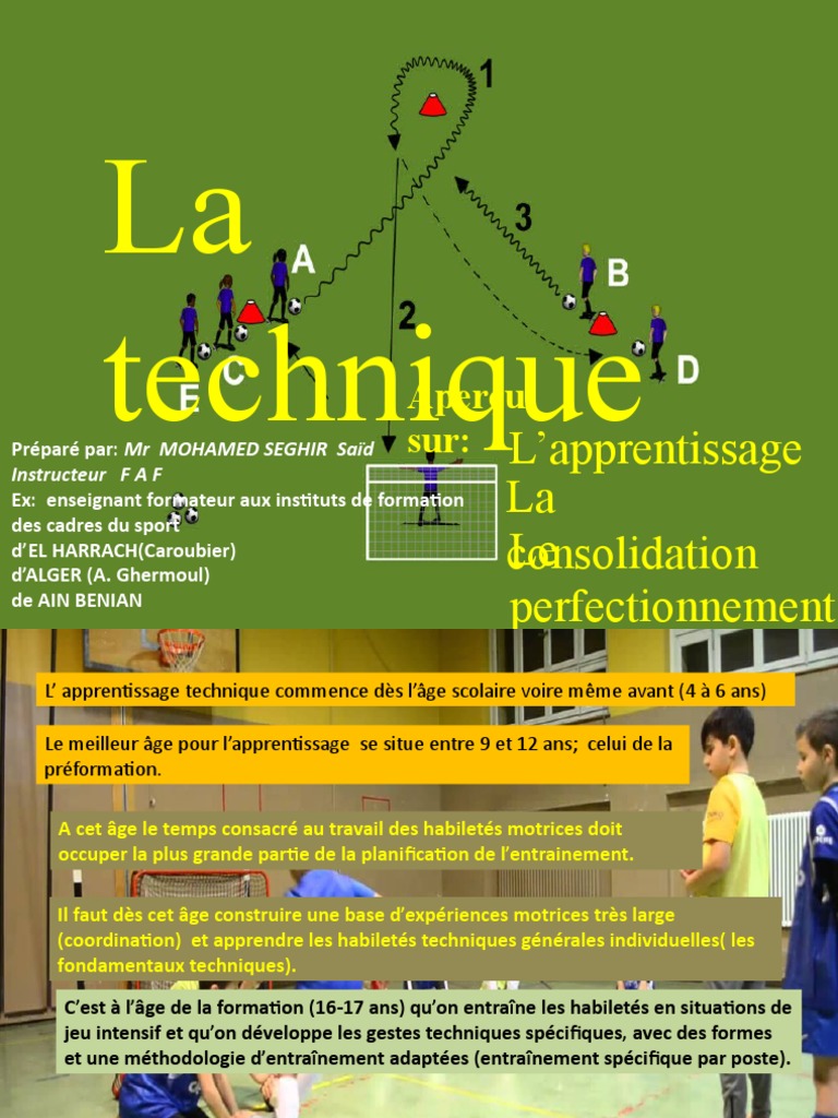 Innovation dans l'entraînement de football : les nouvelles techniques à  apprendre