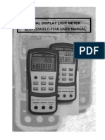 Dual Display L/C/R Meter Elc-132A/Elc-133A User Manual