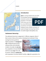 Japan Report (Intro, Settlement, Population Etc)