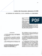 Essai de Classification Des Bananiers Plantains (AAB) : H. Tezenas Du Montcel, E. de Langhe Et R. Swennen