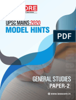 UPSC MAINS 2020 GS PAPER 2 HINTS