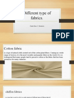 Different Type of Fabrics