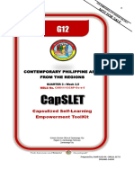 Contemporary Philippine Arts From The Regions: Capsulized Self-Learning Empowerment Toolkit