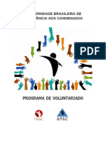 Programa de Voluntariado: Fraternidade Brasileira de Assistência Aos Condenados