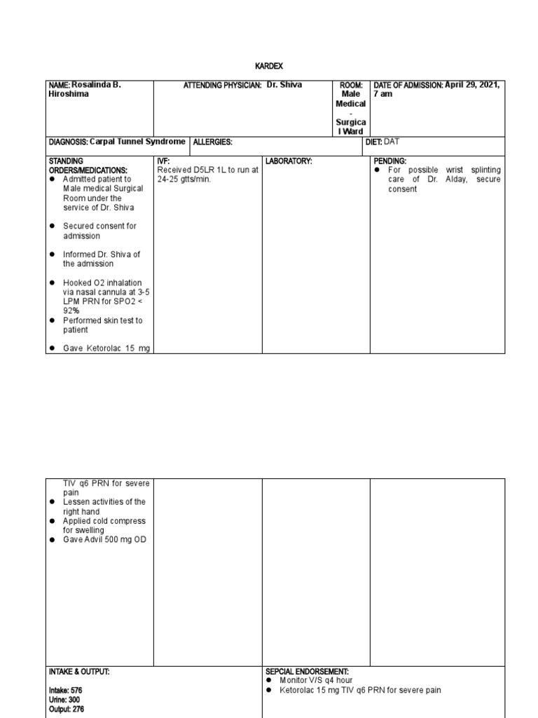 KARDEX | PDF