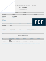 Resumen de Datos Registrados en Anses Al 27/10/2022 CUIL/T 27-31409832-9