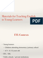 Materials For Teaching English To Young Learners