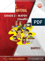 Grade 2 - Mapeh (Health) : Subject