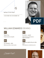 William Edwards Deming: 14 DE OCTUBRE 1900-10 DE DICIEMBRE 1993