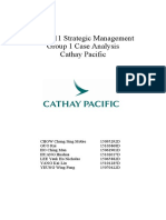 Case Analysis Cathay Pacific Group 1