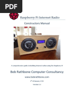 Raspberry Pi Internet Radio: Bob Rathbone Computer Consultancy