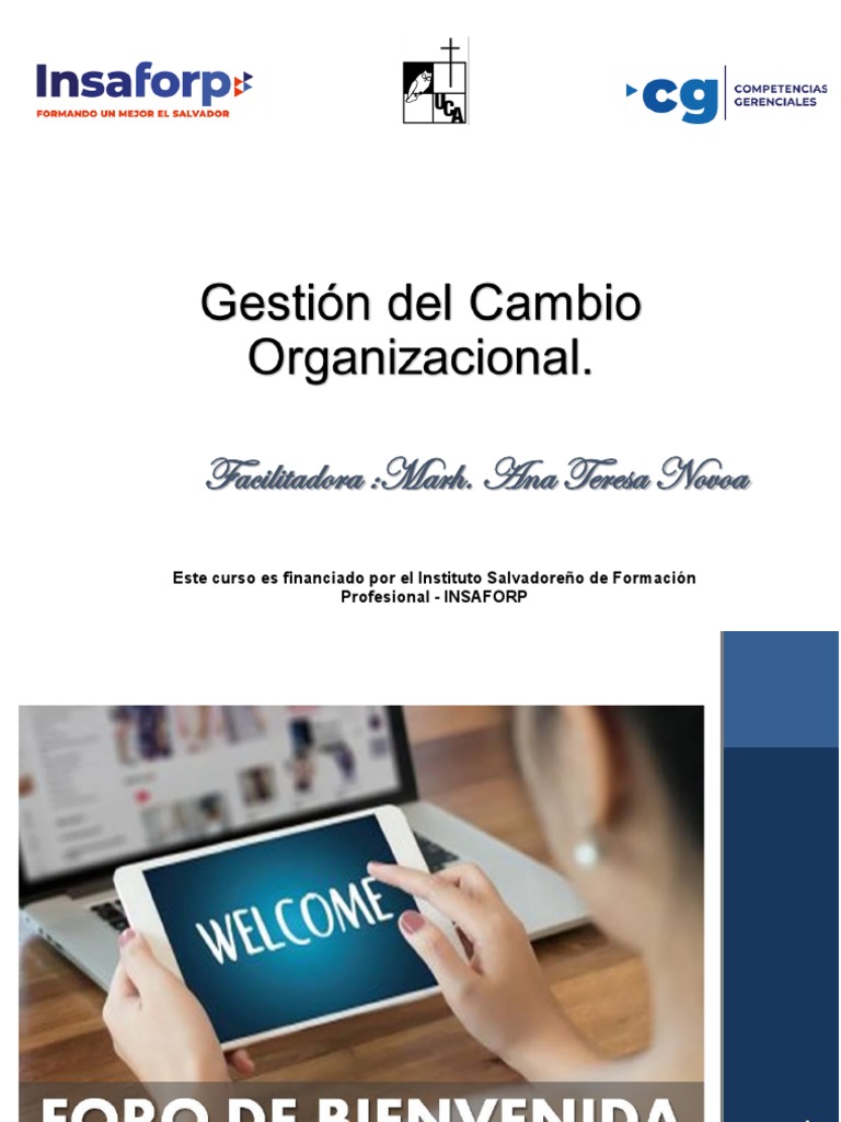 Clase 1 Gestion Del Cambio Organizacional Pdf Liderazgo Business