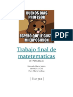 Trabajo Final de Matetematicas