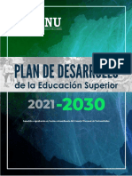 Plan de Desarrollo de La Educación Superior 2021-2230