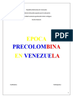 Epoca Precolombina de Venezuela