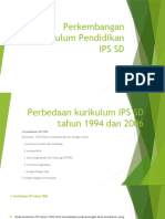 Perkembangan Kurikulum Pendidikan IPS SD
