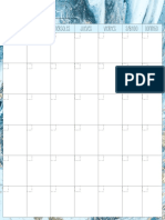 Calendarios en Blanco