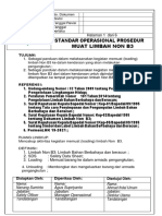 Standar Operasional Prosedur Muat Limbah Non B3: Halaman 1 Dari 6