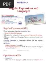 Regular Expression - Languages and Regular Expressions-12!01!2023