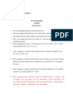 Jouf University: Department of Information Systems Dr. Abd El-Aziz Ahmed Java Programming Fall 2018 Practice Lab 1